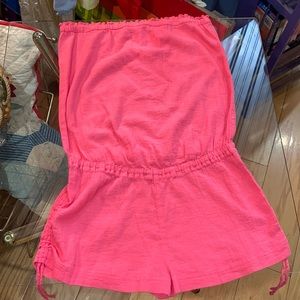 Victorias Secret Pink Cover Up, Romper Size M